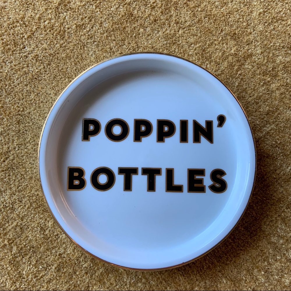 ROSANNA | Poppin’ Bottles Ceramic Wine Coaster